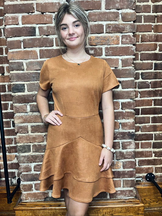 Thankful Suede Dress