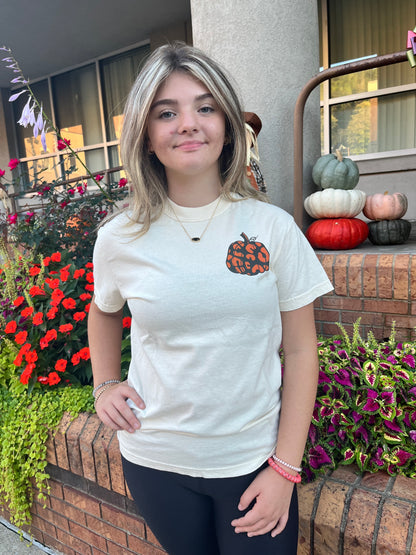 Printed Pumpkin Graphic Tee