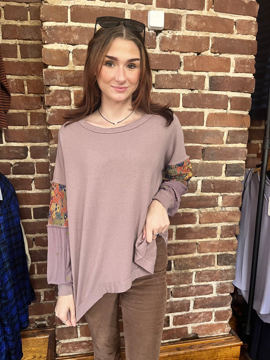 The Colors of Fall Embroidered Top