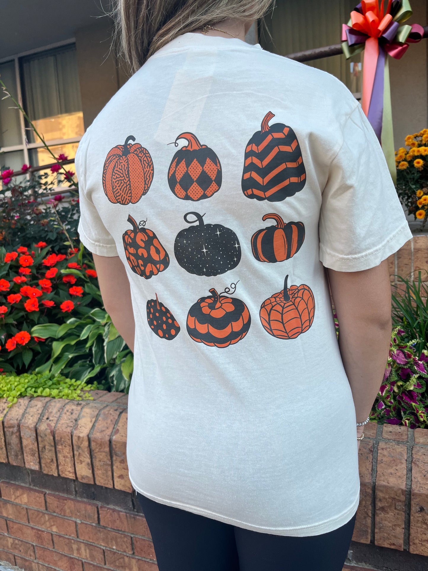 Printed Pumpkin Graphic Tee