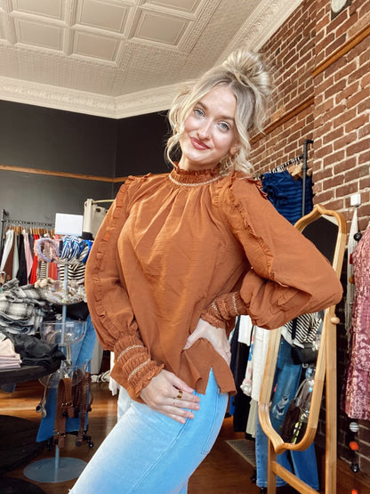 Sweet Caramel Blouse