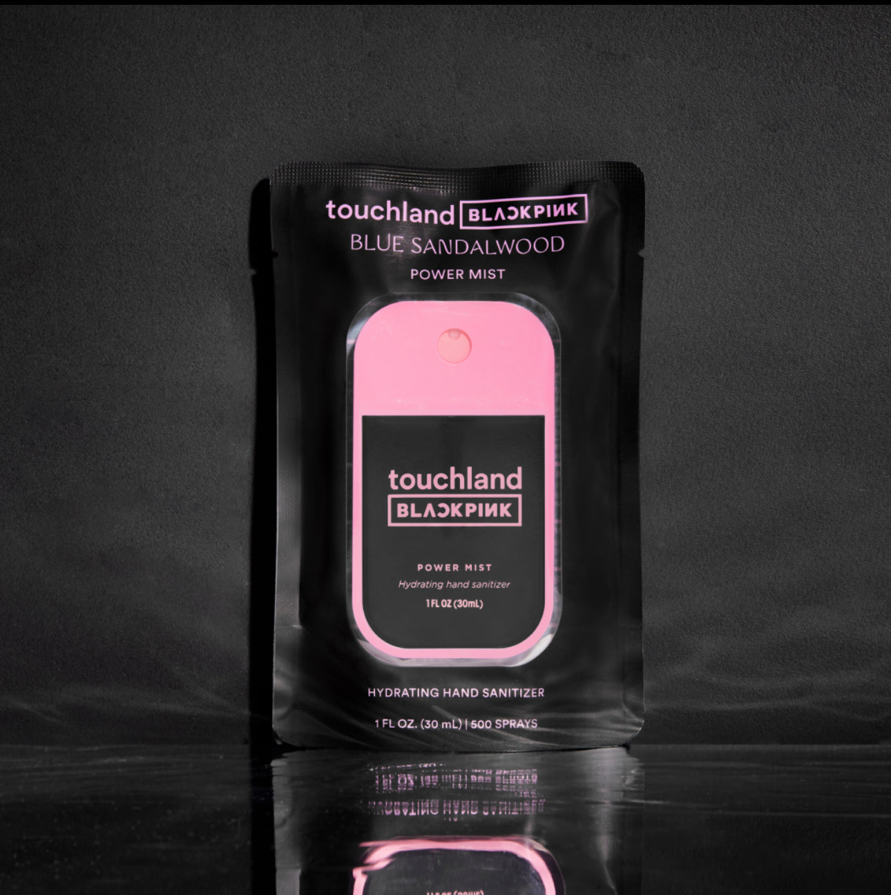 Touchland Power Mist Black Pink Blue Sandalwood