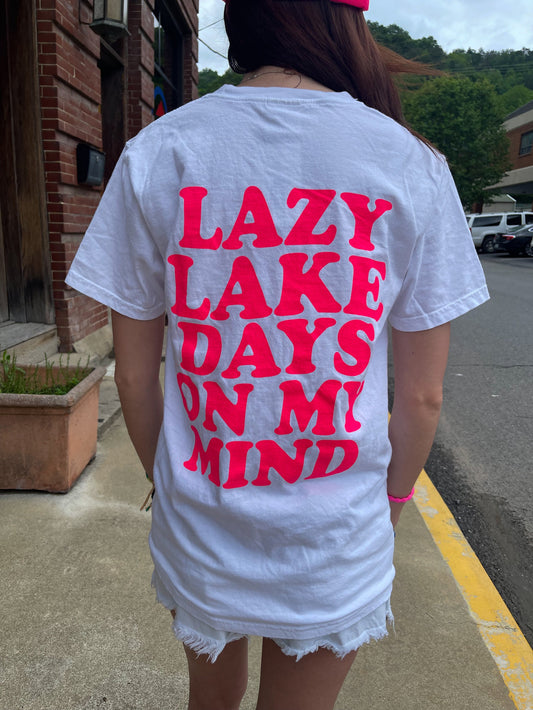 Lazy Lake Days Tee