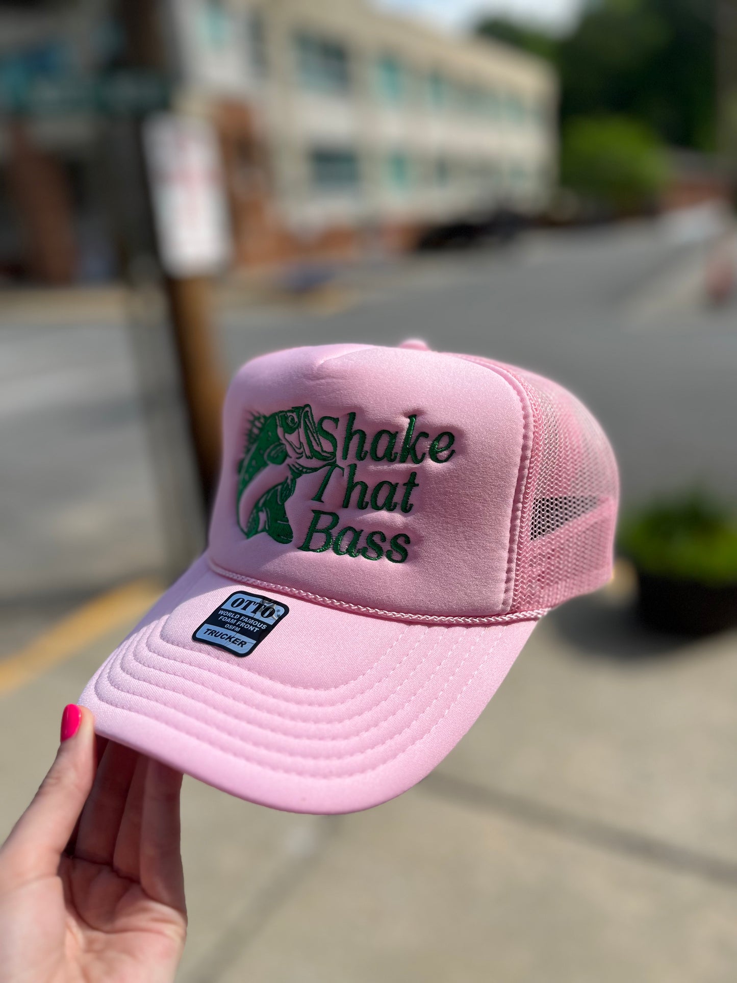 Shake That Bass PINK Trucker Hat