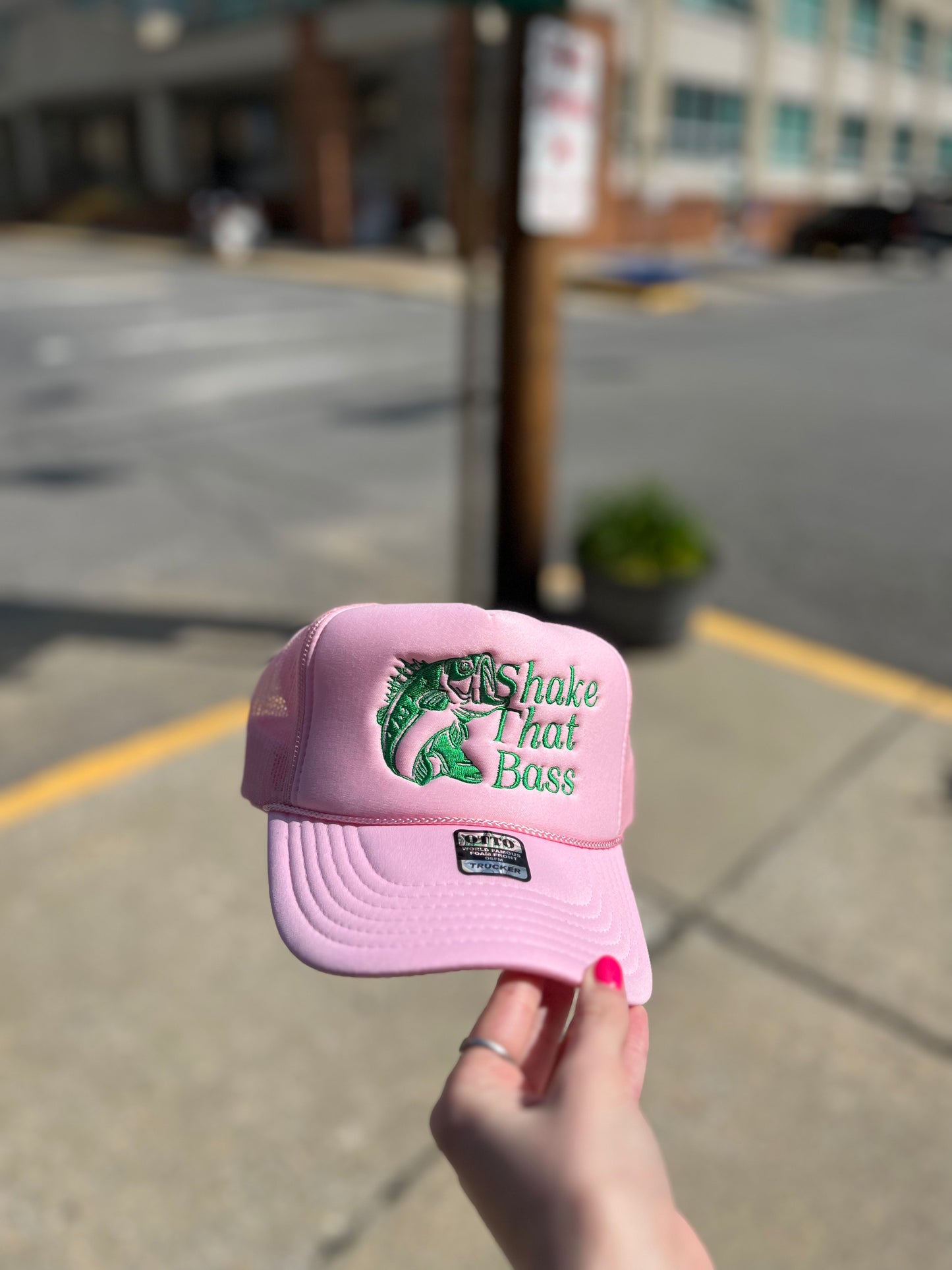 Shake That Bass PINK Trucker Hat