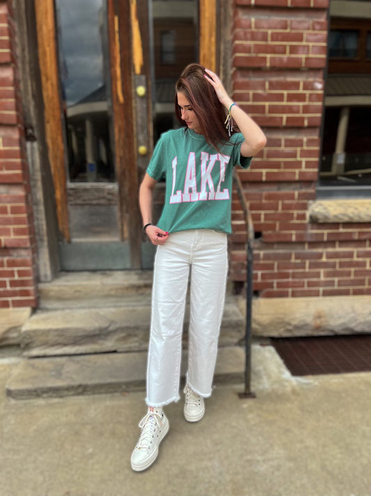 Lake GREEN Graphic Tee