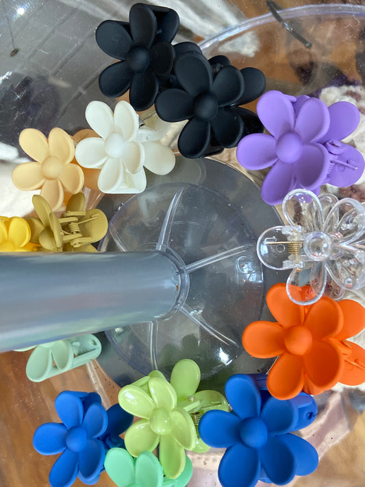 Mini Flower Power Claw Clips