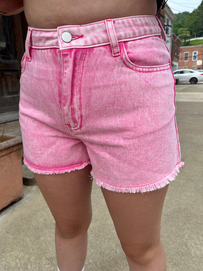 Crazy Daisy Denim Shorts