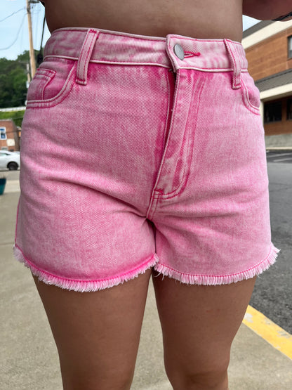 Crazy Daisy Denim Shorts