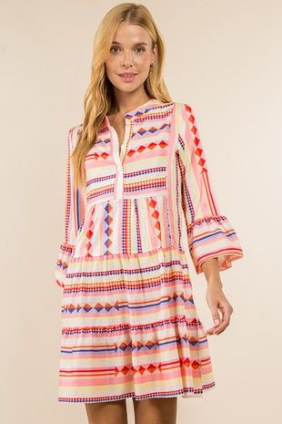 Rainbow Row Dress