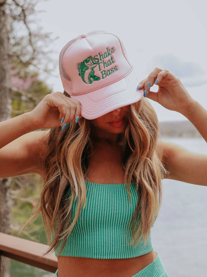 Shake That Bass PINK Trucker Hat