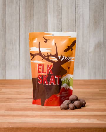 Elk Skat (chocolate covered peanuts)