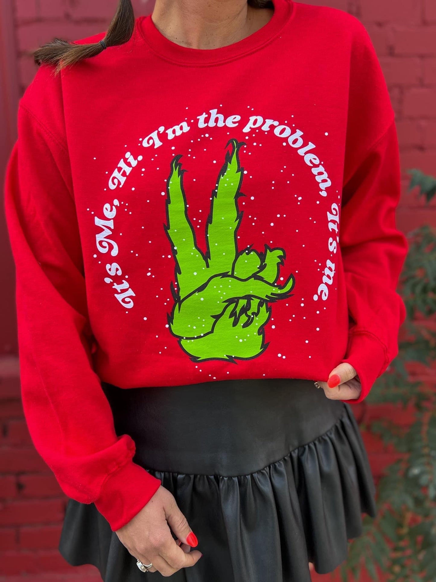 Mr.Grinchy Is The Problem Crewneck