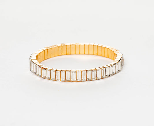 Rock Candy Baguette Bangle