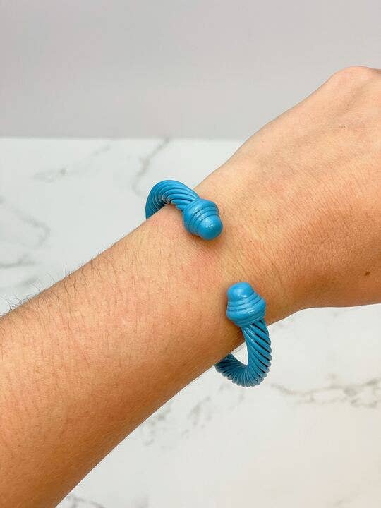 Enamel Coated Cable Bracelets