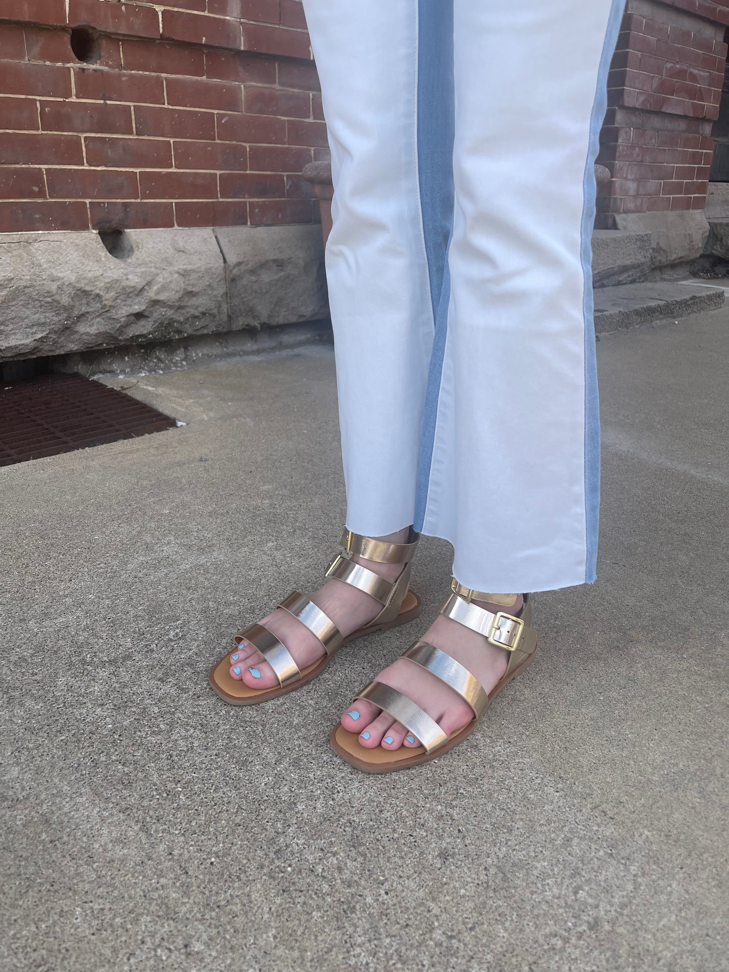 Go For The Gold Sandals