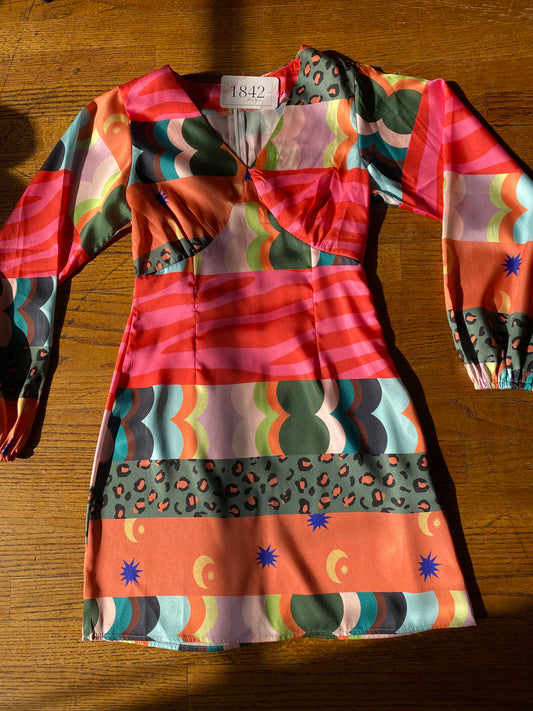 Groovy Vibes Mini Dress