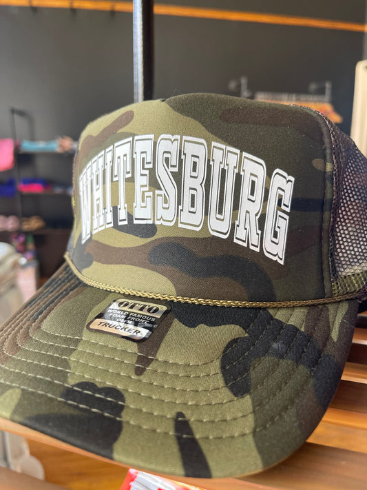 The Whitesburg Camo Trucker Hat