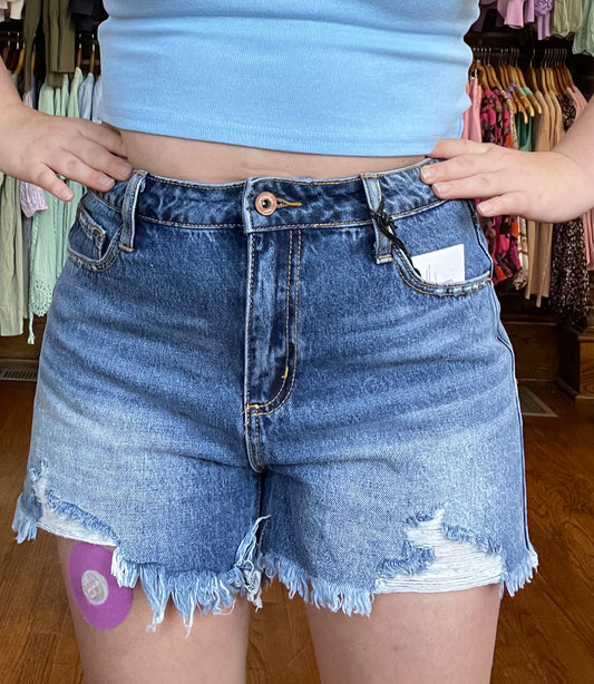 Follow the Sun Denim Shorts