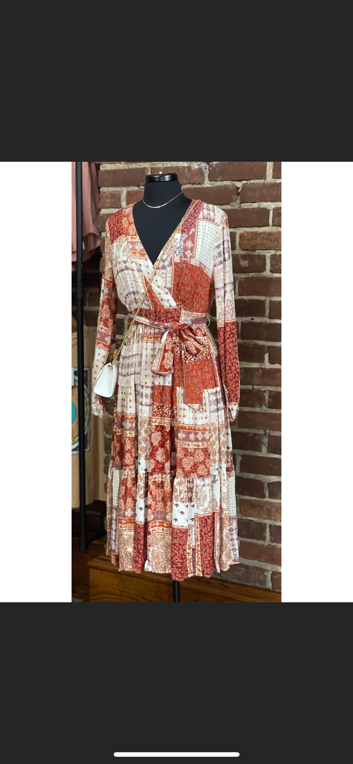 Autumn Patchwork Dress