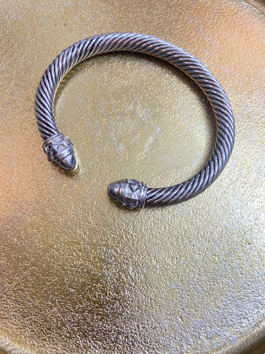 Silver Cable Bracelet