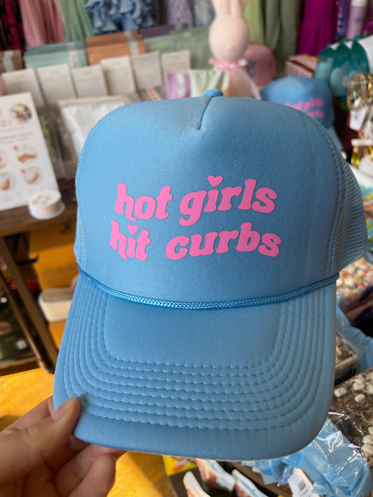 Hot Girls Hit Curbs Trucker Hat