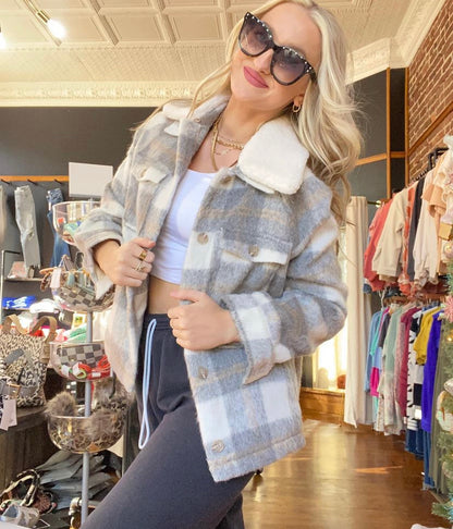 Hit the Slopes Plaid Jacket